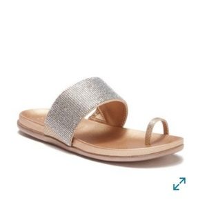 Kenneth Cole Slim Track Embelished Slide